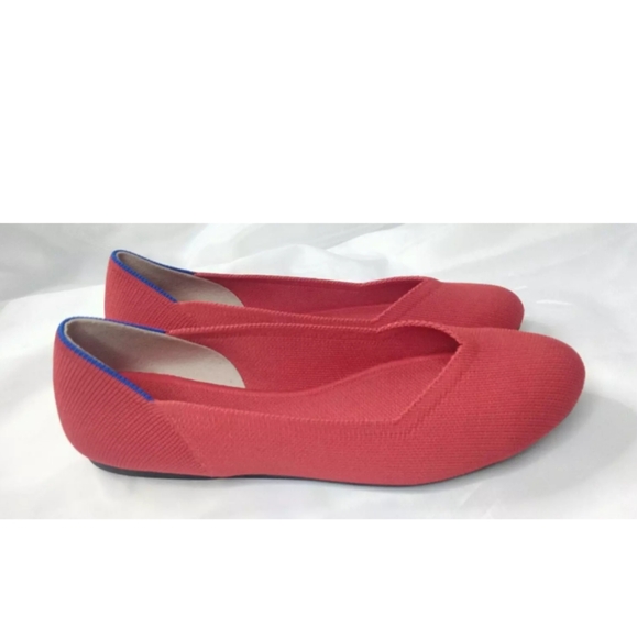 Rothy's The Flat Women's Size 8.5 Shoes Bright Red - Picture 3 of 8